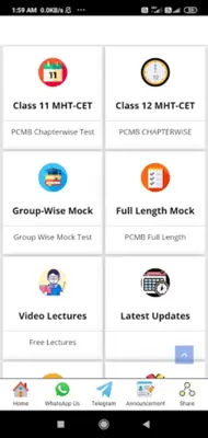 MHT-CET Mock Tests android App screenshot 3